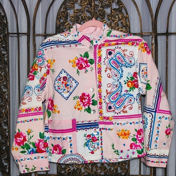 New Identity Vintage Floral long sleeves, anthropologie style Size Small - Picture 2 of 9